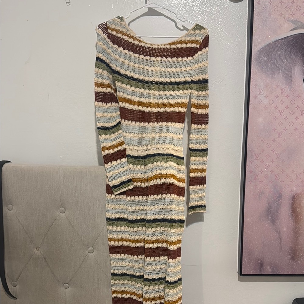 Stunning AYNI Knit Long designer Dress - Picture 3 of 9